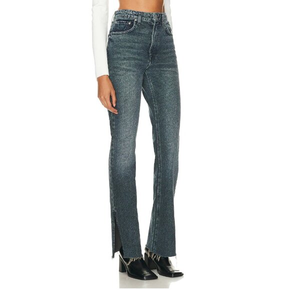 Harlow High Rise Boot W/ Slit Hem - Picture 3 of 4